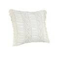 thumbnail image 3 of Desert Fields Handmade Macrame Indoor Outdoor Throw Pillow, 3 of 9
