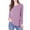 Purple, variant on Wancir 2025 Women's Maternity Nursing Tops Long Sleeve Breastfeeding Shirts Cotton Double Layer Pregnancy Tee Shirt