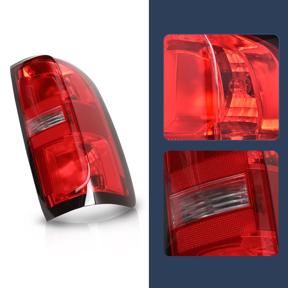 PIT66 Tail Light w/Bulbs Right Passenger Side Fit for Chevy Colorado 2015-2022 Fit for 4-Door Crew Cab and 4-Door Extended Cab Only