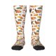 thumbnail image 1 of Fotbe Thanksgiving Turkeys 1 Calcetas Divertidas Estampadas para Hombre y Mujer, Calcetas de Algodón hasta la Rodilla para Caminar, Correr, Enfermería y Embarazo, 1 of 6