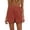 shorts 11#RD2, variant on WAYUTE Womens Shorts Solid Color High Waisted Ruffles Trim Cotton Straight Leg Shorts Work School Casual Versatile Summer Dailywear