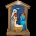 thumbnail image 2 of 78" Airblown® Inflatable Light-Up LED Nativity Scene with Archway Outdoor Yard Decoration, 2 of 4