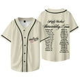 thumbnail image 2 of Kali Uchis The Sincerely Tour 2025 Baseball Jacket Tee Women Men V-neck Short Sleeve T-Shirts, 2 of 6