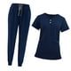 thumbnail image 4 of Conjunto de uniforme médico para mujer, ropa de trabajo, uniforme deportivo, camiseta suave y pantalones deportivos. M, 4 of 9