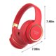 thumbnail image 3 of Auriculares de juego inalámbricos Bluetooth, auriculares plegables para llamadas y juegos, rojo, 3 of 8