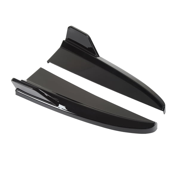 par de difusores de labio de parachoques trasero de repuesto para divisor lateral trasero para Clase C W205 C43 AMG-Line 2015-2021 negro brillante Jadeshay A
