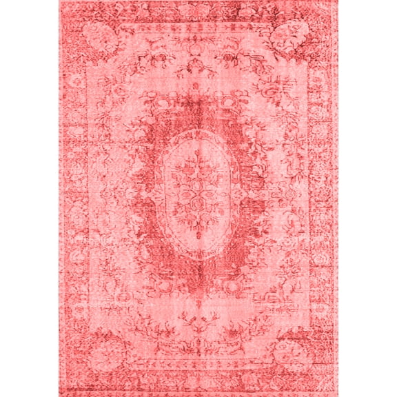 Ahgly Company Indoor Rectangle Persian Red Traditional Area Rugs, 5' x 7'