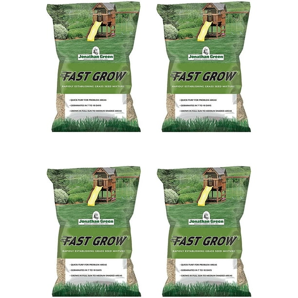 Jonathan Green Fast Grow Grass Seed, 7Pound 4 Pack