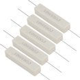 thumbnail image 3 of 10W 10 Ohm 5% Resistor de potencia cemento ceramico enrollamiento x 5, 3 of 11