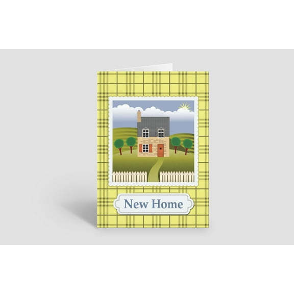 New Home Note Card - 10 Boxed Cards & Envelopes - Moving Announcement - B14190
