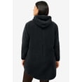 thumbnail image 2 of ellos Women's Plus Size Zip Front Hooded Sherpa Jacket, 2 of 4
