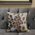 thumbnail image 5 of Tulip Bouquet Indoor/Outdoor Pillow with Removable Cover in Orange Green Yellow26x26, 5 of 5