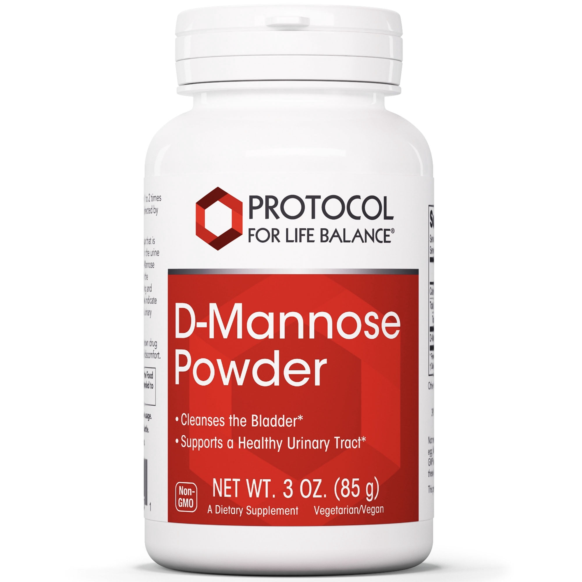Protocol D-Mannose Powder - Bladder, Kidney, and Urinary Tract Health - 3 Oz