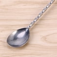 thumbnail image 6 of LABSERRON 1Pc Silver Spiral Pattern Long Handle Stainless Steel Stirring Spoon For Bartending Mixologists 11Inch, 6 of 8