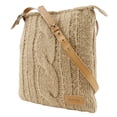 thumbnail image 2 of Pre-Owned Burberry Blue Label BURBERRY BLUE LABEL Knit Shoulder Bag Wool Beige... (Good), 2 of 15
