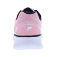 thumbnail image 3 of Fila Wanderun Strap PS Girls Shoes Size 10.5, Color: Pink/Black, 3 of 5