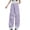 Purple, variant on hlysgo Girls Parachute Pants Wide Leg Cargo Pant Y2K Streetwear Trousers with Multi Pockets Black Black,10-11Years