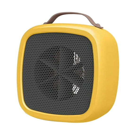 Fan Heater, Small Portable Space Heaters High Power Fast Heating Ceramic Electric Heater 1200W, Mini Heaters[yellow]