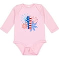thumbnail image 3 of Inktastic First Birthday- Fourth of July fireworks Boys or Girls Long Sleeve Baby Bodysuit, 3 of 5