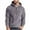 Gray, variant on Fnnxeal Hoodies Sweatshirts for Men, Long Sleeve Shirt with Pocket Casual Fall Winter Zipper Big and Tall Shirts Mens Blue Blouse Size L