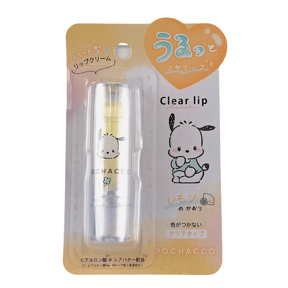 Bálsamo labial Crux Sanrio Pochacco-Lemon Clear Serious Pout