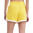 thumbnail image 2 of TiaoBug Kids Girls Cotton Shorts Contrast Color Plaid Cycling Yoga Running Shorts Summer Hot Pants Yellow 120, 2 of 7