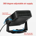 thumbnail image 4 of Bouanq Car Heater,2022 Upgrade Fast Heating Defrost Defogger,Fast Garage Heater for Indoor Use, Outlet Plug in Cigarette Lighte,24V Automobile Windscreen Fan for All Cars Portable Car Heater, 4 of 7