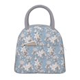 thumbnail image 1 of Fotbe Lily Flower Bolsa de Almuerzo con Estampado, Lonchera Aislada, Contenedor de Comida Reutilizable Tipo Cooler a Prueba de Fugas, 1 of 6