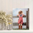 thumbnail image 2 of Qisvanset Children Playing Outdoor Canvas Print 12x16 Inch Hallway Decor, 2 of 8