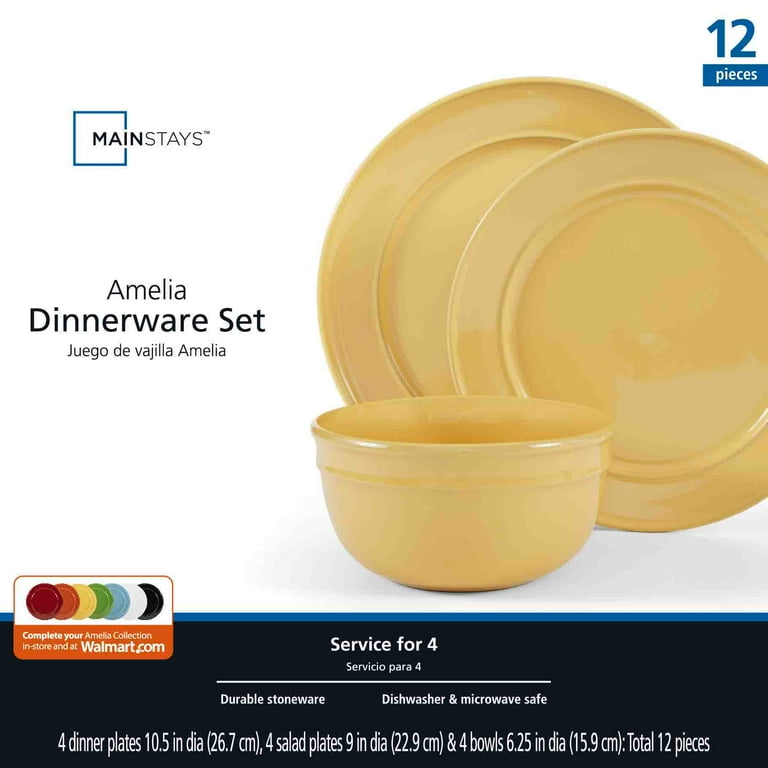 Mainstays amelia dinnerware hotsell