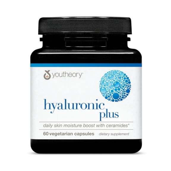 Youtheory Hyaluronic Plus Vegetarian Capsules 60ct