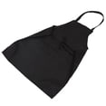 thumbnail image 4 of 6X Unisex 2 Bolsillo Negro Delantal Peto de Cocina, Un Tamano de Medio, 4 of 5