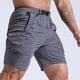 thumbnail image 3 of pstuiky Abreviatura para hombres, Pantalones cortos deportivos casuales de moda para hombre, con bolsillos laterales elásticos y cintura media. Pantalones cortos de baloncesto, 3 of 5