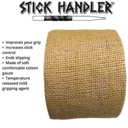 STICK HANDLER Professional Drum Stick Grip Tape, Pro Pack (Tan|Two Pack)