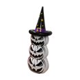 thumbnail image 4 of Calabaza inflable gigante de Halloween con sombrero de bruja para porche o jardín. blanco, 4 of 9