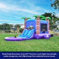 thumbnail image 4 of HeroKiddo Enchanted Forest Tobogán Acuático de Grado Comercial con Piscina para Niños y Adultos (con Soplador), Aro de Baloncesto, Interior Al Aire Libre, Combinación Seca y Húmeda, Inflable, Fiesta d, 4 of 5