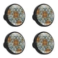 thumbnail image 1 of 4 Pcs Abstract Knobs for Kitchen Cabinet Cupboard Dresser Bookcase Drawer Pulls Handles Round Home Decor, 1 of 5