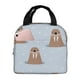 thumbnail image 1 of Disketp Playful Walrus Wonders for Insulated Lunch Bag for Women and Men, Perfect for Work, Hiking, Picnic, 1 of 8