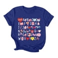 thumbnail image 3 of MuXiKeJi Clothes Valentine Day Shirts for Women V Neck Love Heart Girlfriend Valentines Gift Tshirt Graphic Short Sleeve Tee Tops, 3 of 5