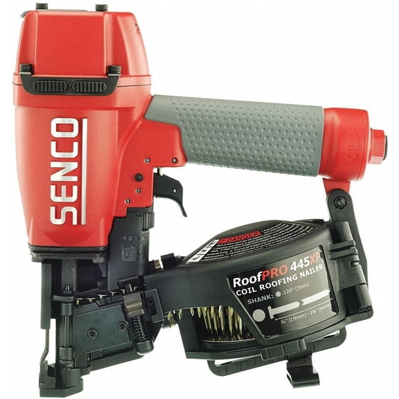 Senco RoofPro 445XP Coil Roofing Nailer - Roofing Nail Gun - 3/4" to 1-3/4"