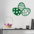 thumbnail image 3 of Easter Day Vinyl Wall Art Decal - 3 Easter Eggs - 17" x 22.5" - Resurrection Sunday Pascha Holiday Modern Cute Home Living Room Bedroom Apartment Office Work Nursery Decor, 3 of 4