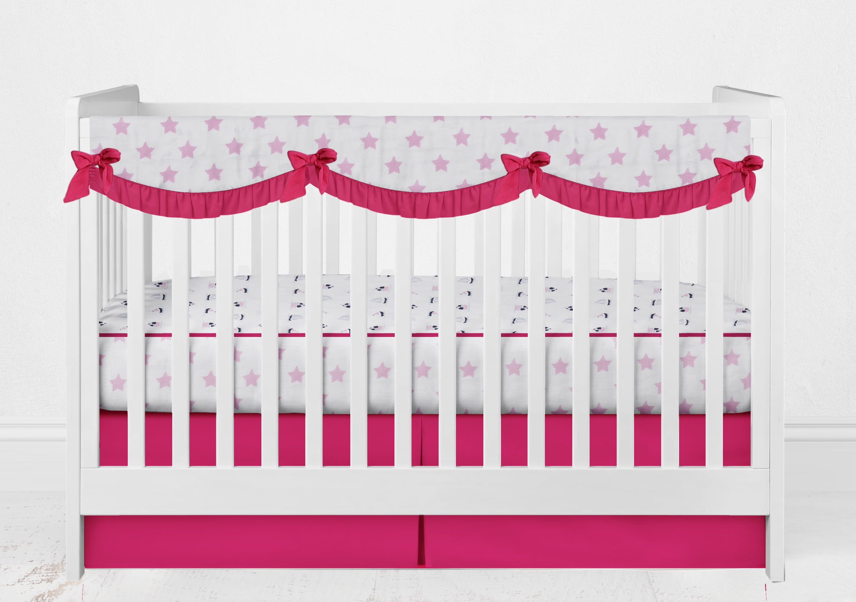 stars on dusky pink fabric/cotton muslin teething ring Handmade baby comforter 