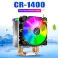 thumbnail image 2 of Enfriador de CPU 4 tubos de calor de cobre puro RGB PWM 4Pin radiador de ventilador de refrigeración para Intel/AMD JShteea Nuevo, 2 of 9