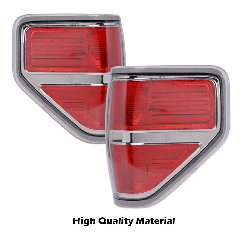 Rear Tail Lights Fit for 2009-2014 Ford F150 2/4 Door Brake Lamp Side Marker Lights