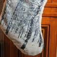 thumbnail image 4 of Northlight 18" White and Black Serene Woodland During Snowfall Christmas Stocking, 4 of 4