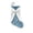 Blue, variant on FeiBiQiuBi 14 Inch Christmas Stockings Plush with Bow, Large Solid Color Christmas Hanging Stocking, Rustic Christmas Stockings Ornament for Xmas Holiday Fireplace Mantel Gift Filled