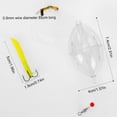 thumbnail image 2 of Aparejo de burbujas transparente con flotador de pesca de triple gancho flotadores giratorios fundidos para pescar, 2 of 8