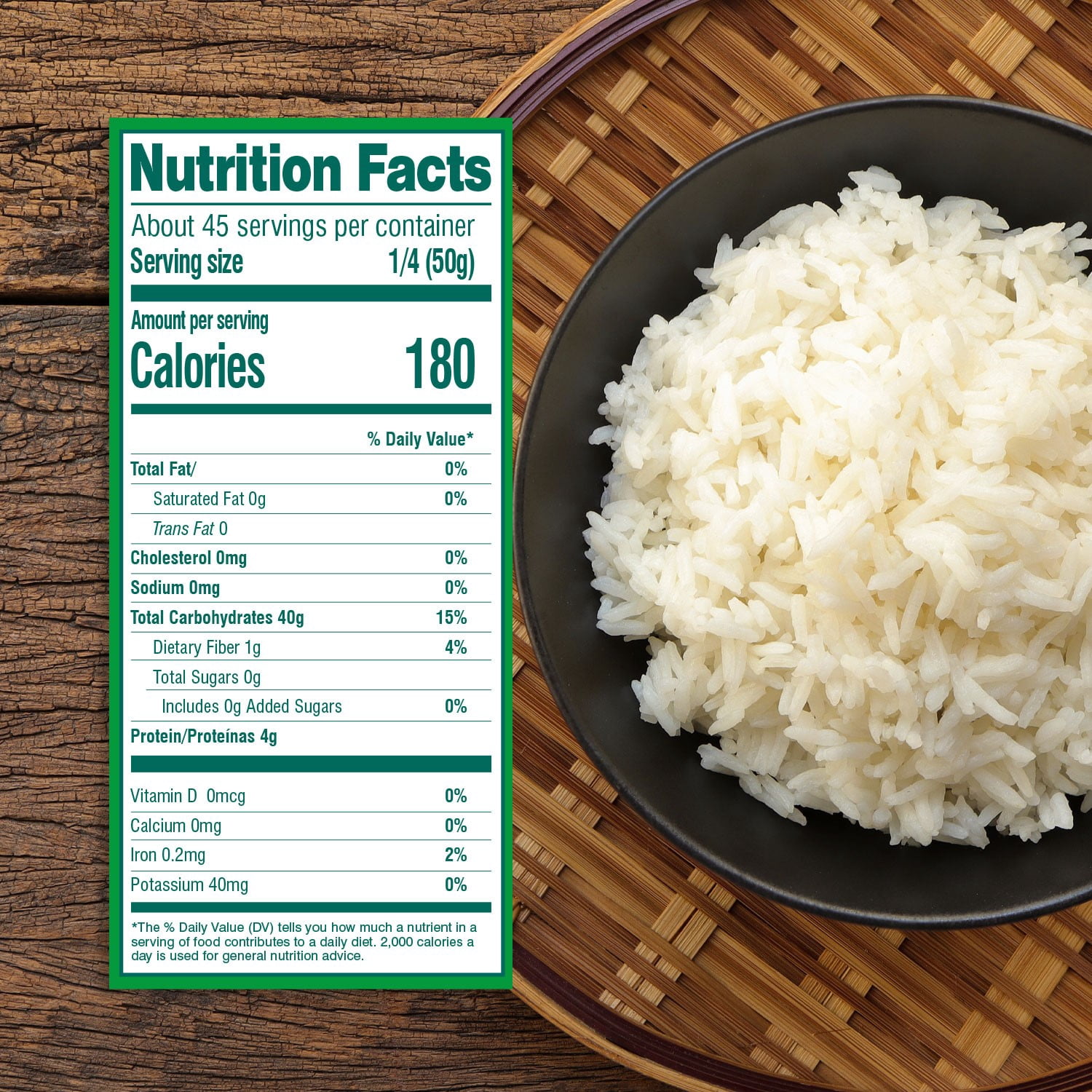 GOYA Thai Jasmine Rice, 10 lb Bag, Fat-Free, Low Sodium, Gluten Free