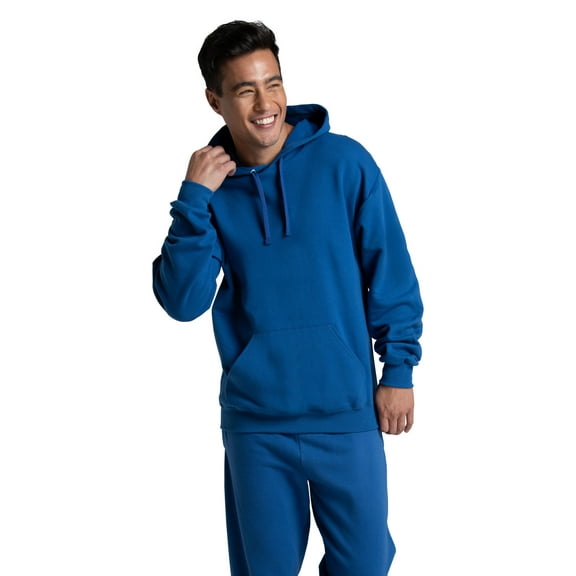 Fruit of the Loom Men's and Big Men's Eversoft Fleece Pullover Hoodie Sweatshirt, up to Size 3XL