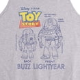 thumbnail image 2 of Toy Story 4 - Buzz Sketches - Men's Jersey Tank Top, 2 of 4